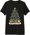 Truck Driver Xmas Decoration Santa Truck Christmas Tree Premium Tri-blend T-Shirt