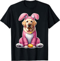Labrador Golden Retriever Bunny Ears Eggs Cute Easter Dog Unisex