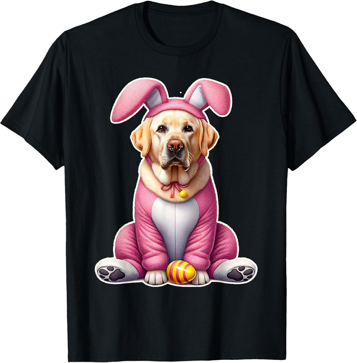 Labrador Golden Retriever Bunny Ears Eggs Cute Easter Dog Unisex