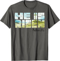 Easter He is Risen Cross Hill Jesus Religious Men Women Kids Unisex