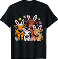 Easter Cow Calves Bunny Ears Cute Farm Animal Kids Women Men Unisex