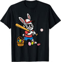Easter Bunny Baseball Player Batter Rabbit Boys Kids Men Unisex