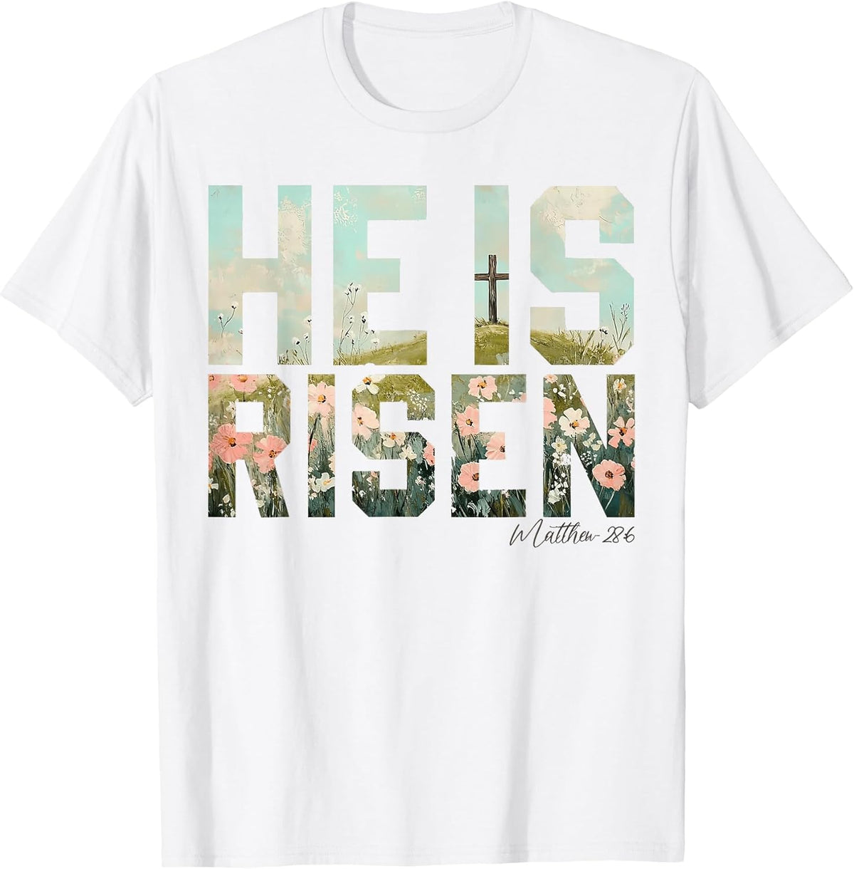 He is Risen Boho Easter Christian Jesus t -shir t Unisex