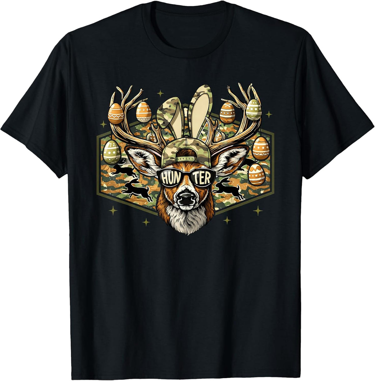 Easter Day Egg Hunter Deer Buck Camo Hunting Men Women Kid Unisex