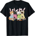 Cute Cats Bunny Ears Kitten Squad Egg Hunt Easter Day Unisex