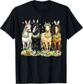 Cute Easter Horse Bunny Ears Eggs Spring Floral Girls Women Unisex