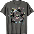 Easter Black Cat Poses Bunny Ears Eggs Cute Girls Kids Women Unisex