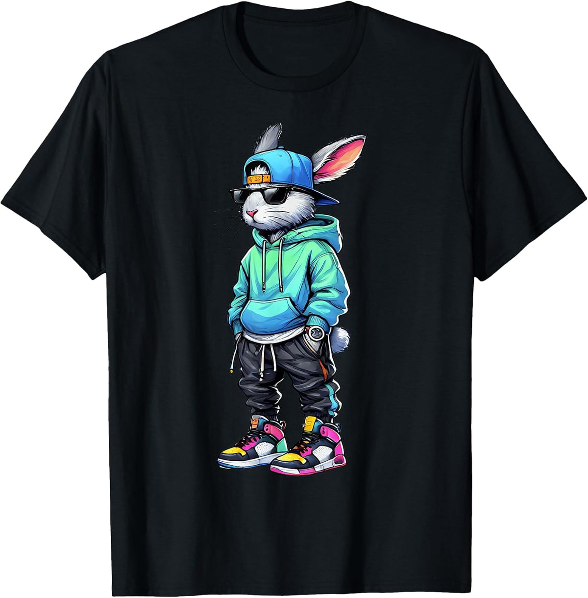 Cool Bunny Rabbit Sunglasses Easter Day For Boys Men Kids Unisex