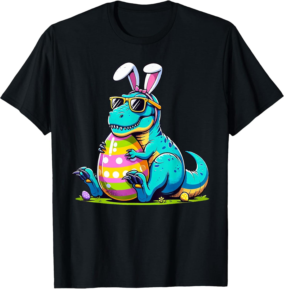 Dinosaur Easter Bunny Egg Happy Eastrawr T Rex Kids Boy Girl Unisex