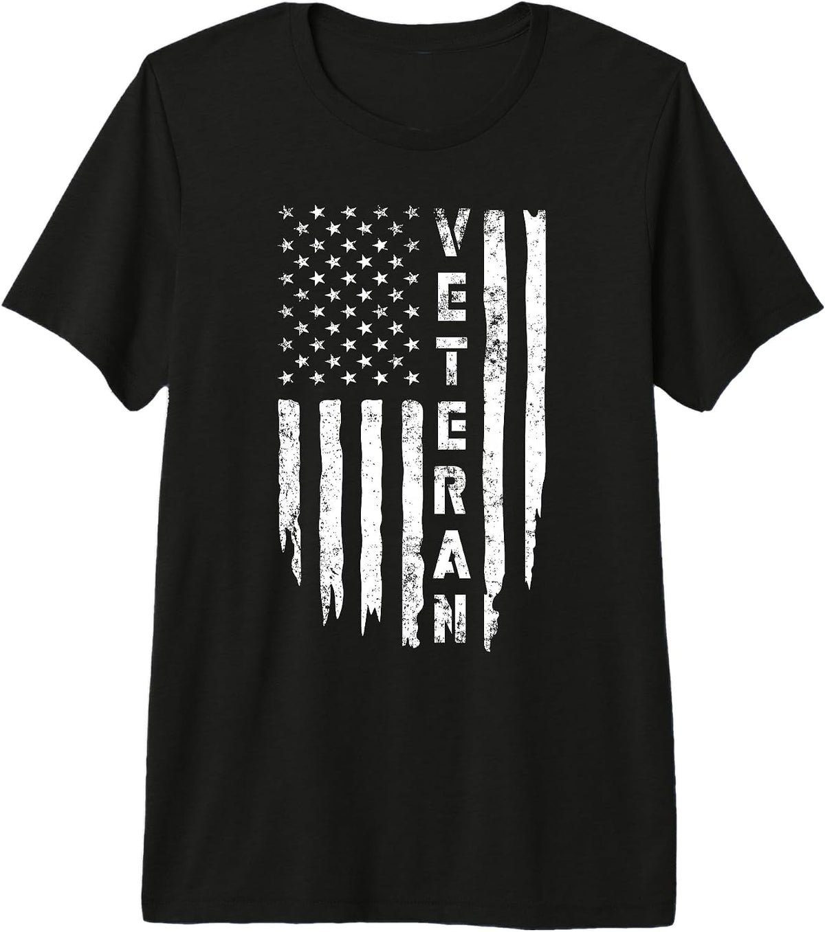 Veteran US Amrerican Flag Veterans Day USA Patriotic Army Premium Tri-blend T-Shirt