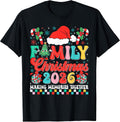 Family Christmas 2026 Pajamas Funny Matching Family Xmas T-Shirt