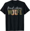 Proud Veteran Wife of A Veteran Wife T-Shirt
