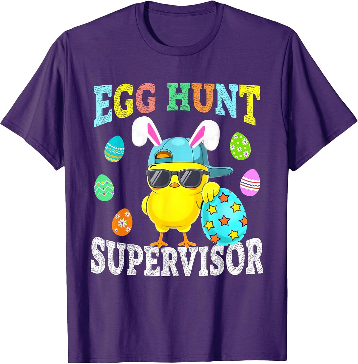 Easter Egg Hunt Supervisor Funny Mom Dad Adult Easter Party Unisex