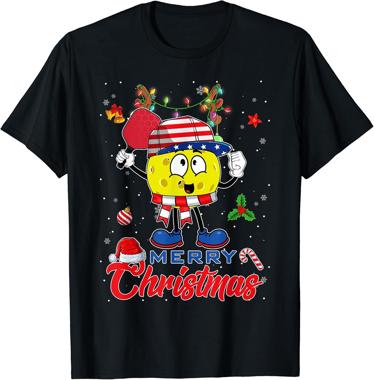 Abab Pickleball Lover Fan Merry Christmas Pajama