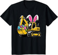 Kids Easter Excavator Bunny Ears Construction Toddler Boys Kids Unisex