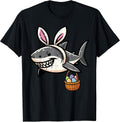 Easter Shark Bunny Ears Egg Basket Cute Boys Kids Youth Men Unisex