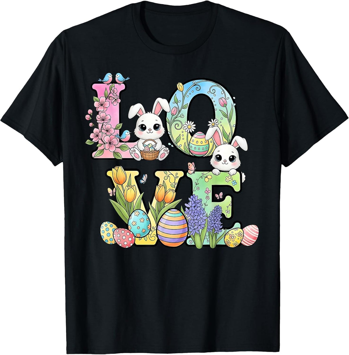 Young Girl Easter Bunny Egg Hunt Basket Stuffers Unisex