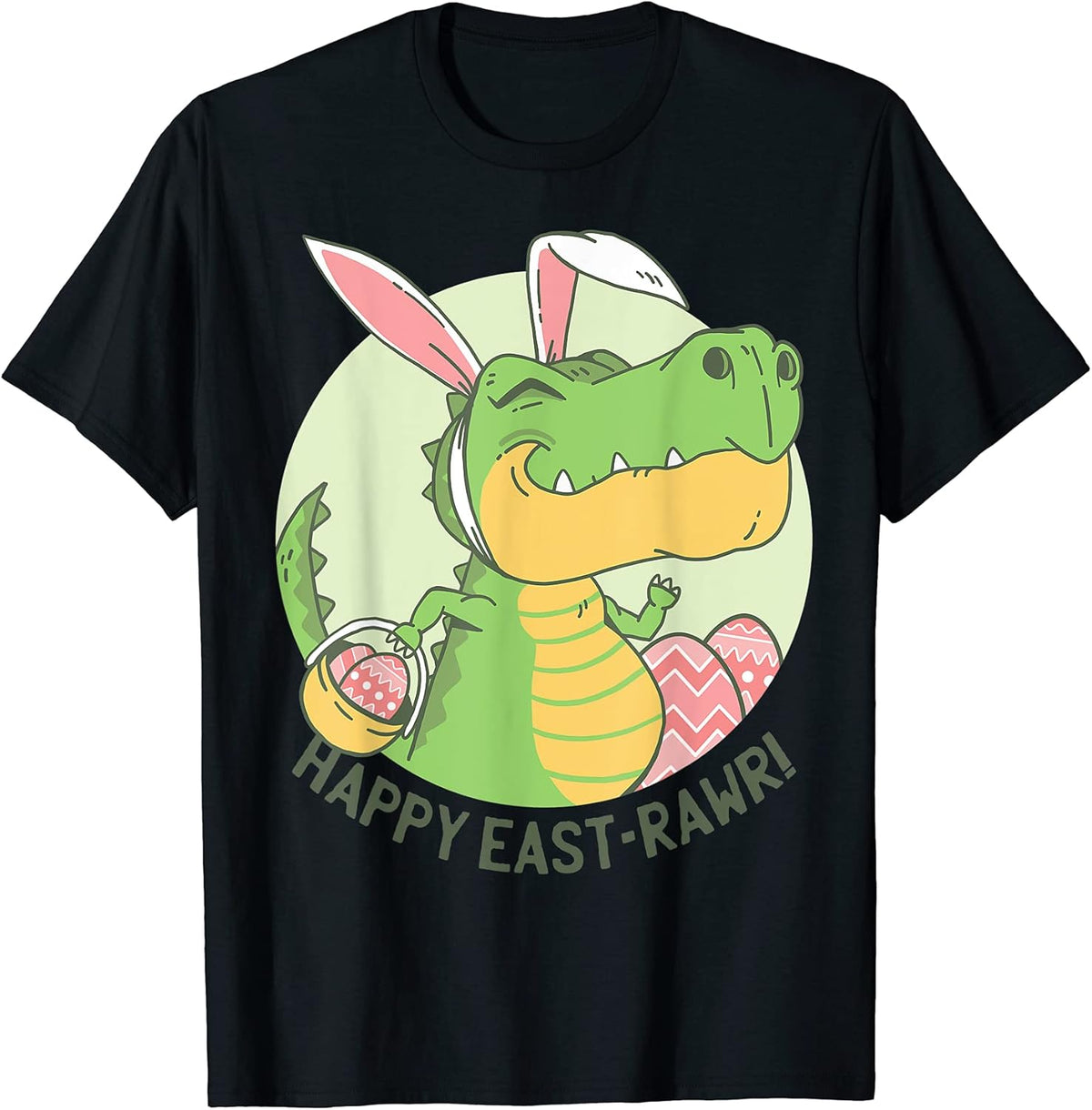 Easter Dinosaur t shirt; Bunny Dinosaur t shirt Unisex