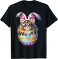 Cat Lover Easter Egg Happy Easter Bunny Ears for Men Women Kids Unisex