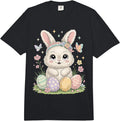 Pastel Paint Rabbit Easter Bunny Eggs Rabbits Comfort Colors Adult Heavyweight Unisex