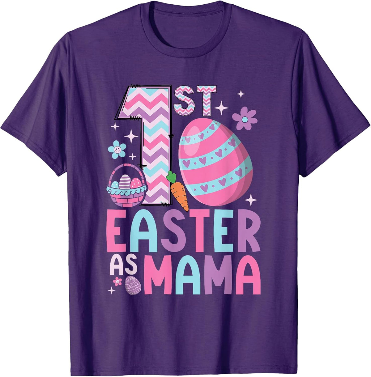 First Easter As Mama Matching Family 1st Easter New Mom Unisex