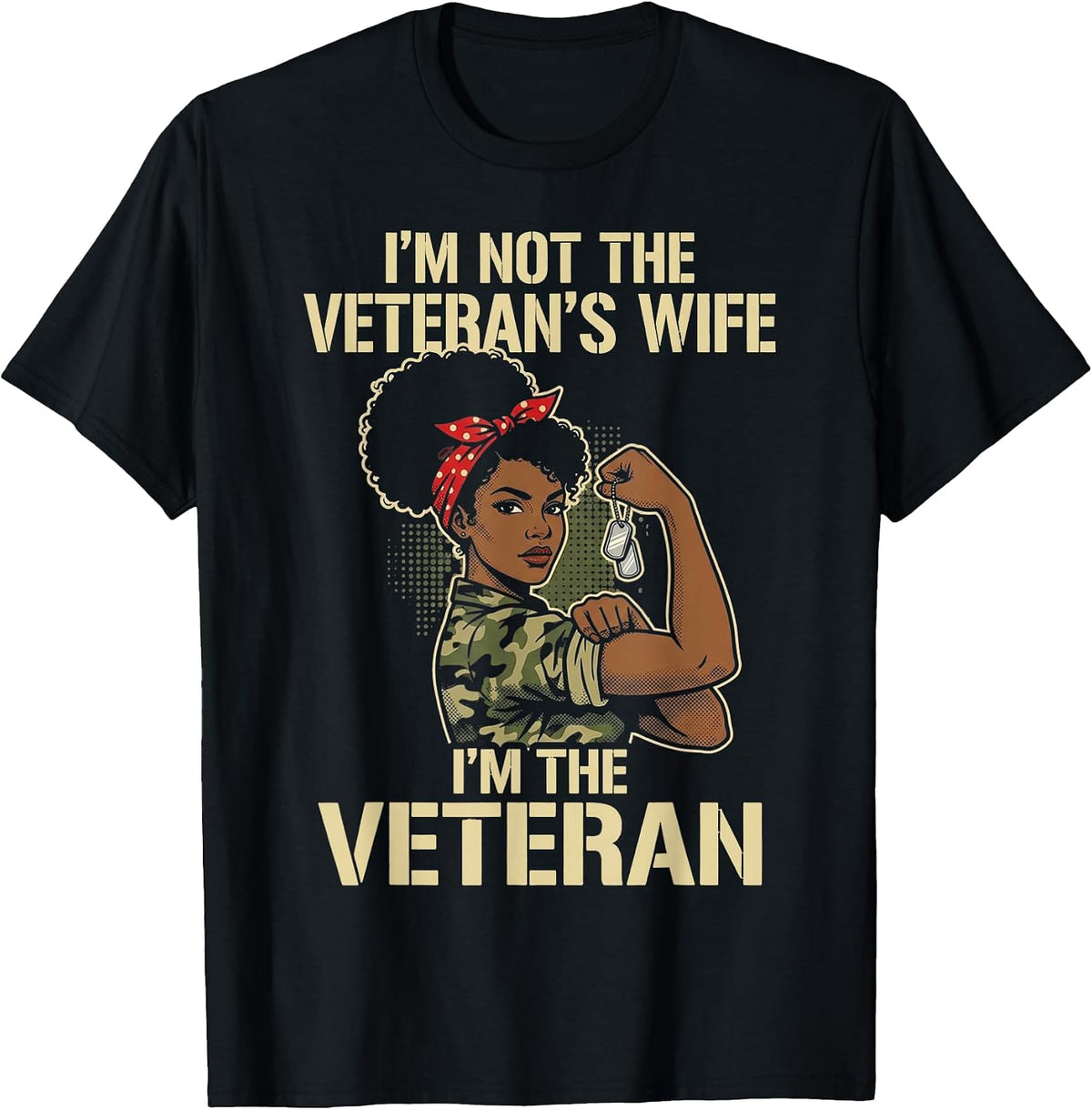 African American Veteran Female Gifts Women