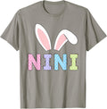 Cute Nini Happy Easter Bunny Matching Family Outfit Unisex