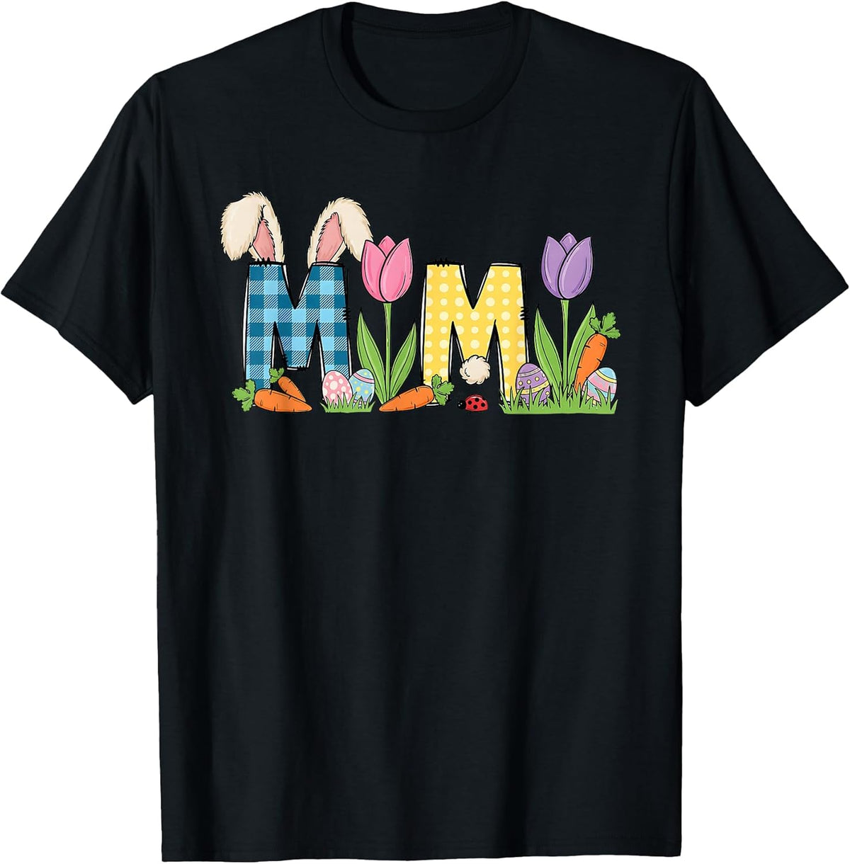 Easter Mimi Bunny Ears Tail Tulips for Mom Grandmother Unisex