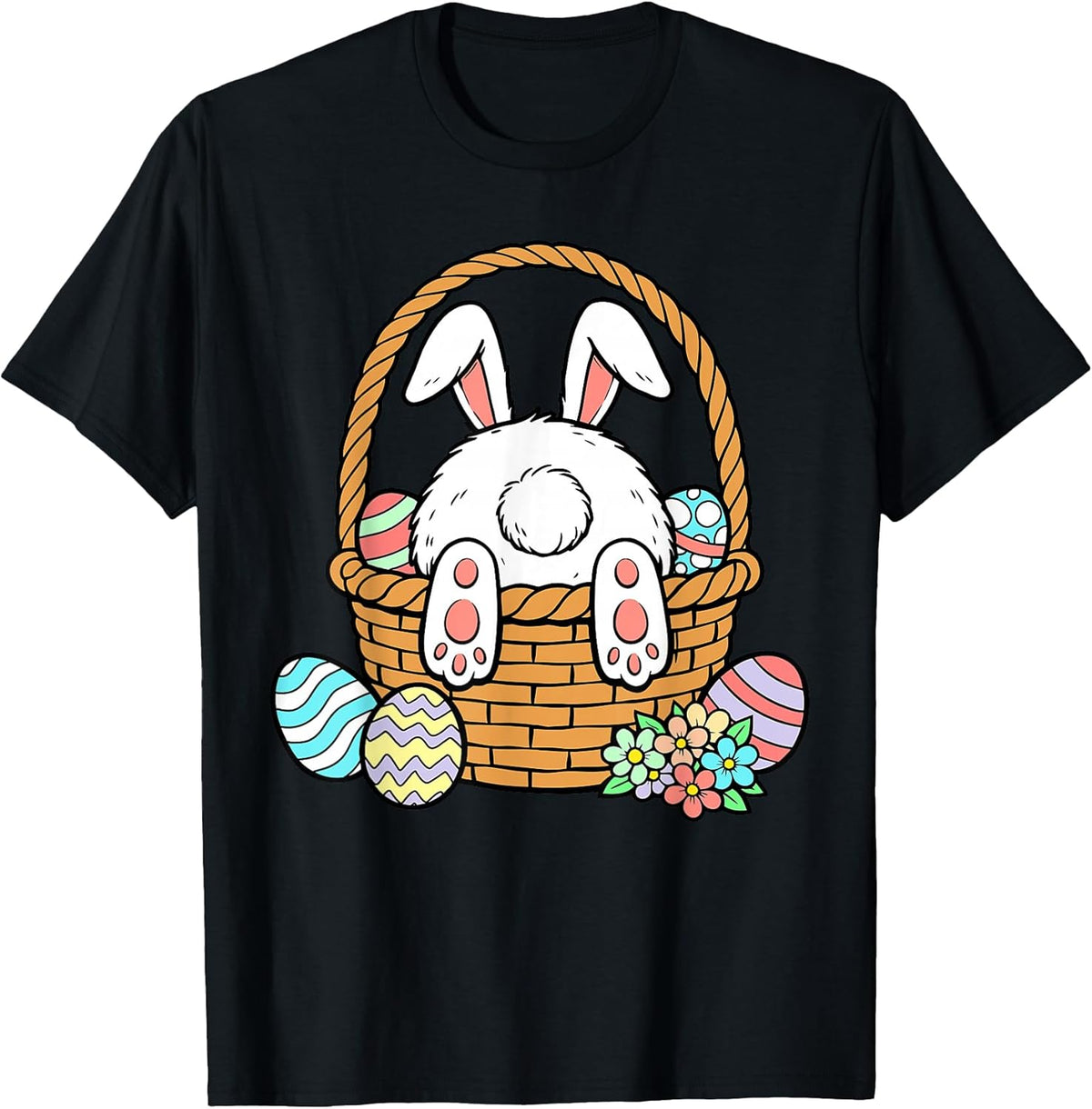 Happy Easter Day Bunny Basket Hunting Egg Hunt Women Toddler Unisex