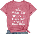 Gardening Shirts for Women Garden Plant Lover Tshirt Cute Gardener Tee Tops