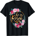 He is Risen Jesus Christian Easter Floral Wreath Women Girls Unisex