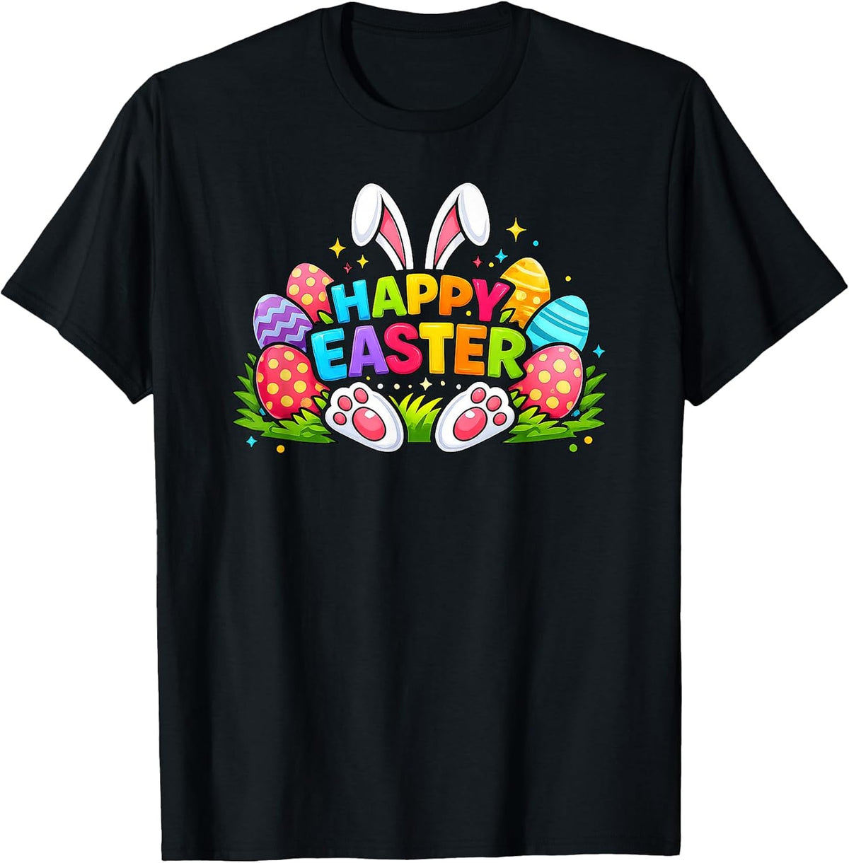 Happy Easter Day Bunny Eggs t -shir t Unisex