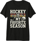 Hockey Is My Favorite Season Funny Hockey Fan Lover Player Premium Tri-blend T-Shirt