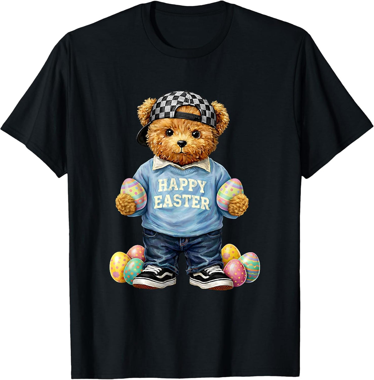 Happy Easter Bear Cute Spring Pastel Unisex