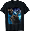 Cats howl at the moon meme merch hoodies - Shop