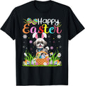 Shih Poo Dog Happy Easter Egg Hunt Bunny Ear Easter Unisex