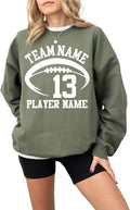 Custom Football Sweatshirt, Hoodie and T-Shirt - Personalized Football Sweatshirt