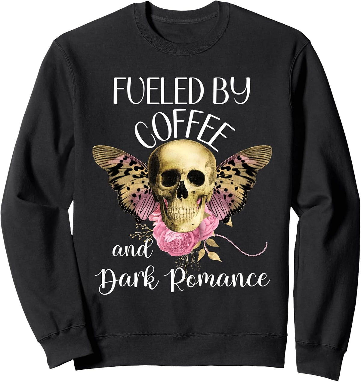 Dark Romance Book Reader Women Smutt Book Merch Coffee Lover Sweatshirt