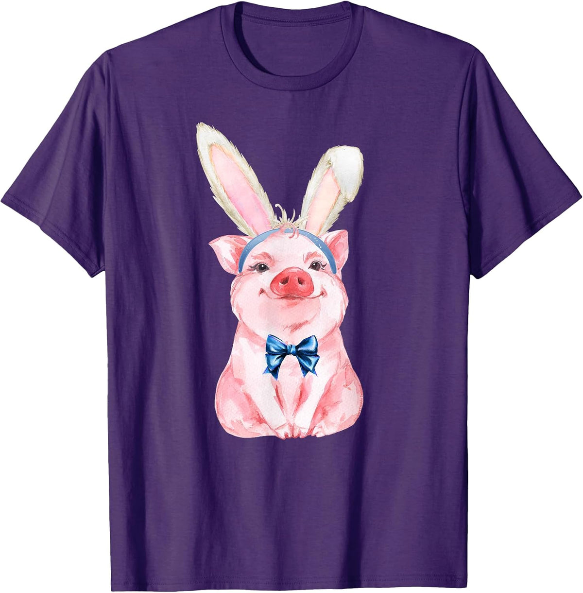 Adorable Easter Pig with Easter Bunny Ears - Easter Pig Unisex