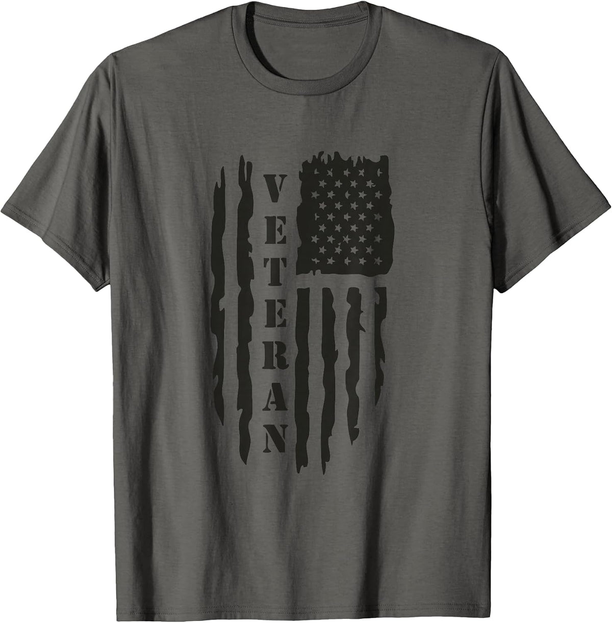 Veteran American Flag Memorial Day Patriotic Soldiers Army T-Shirt