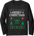 Xmas Firefighter Merry Christmas Fireman Firefight Long Sleeve T-Shirt