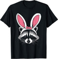 Raccoon with Bunny Ears Cute Easter Girls Kids Teens Racoon Unisex