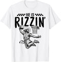 He is Rizzin, Easter Boys Basketball Jesus Unisex