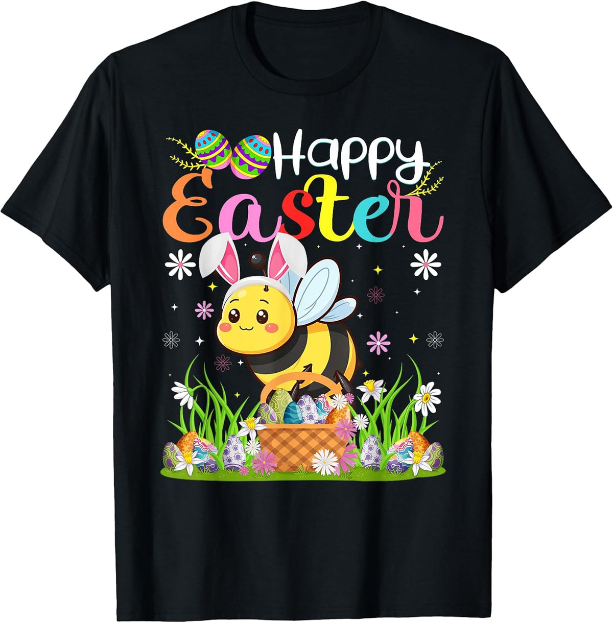 Bees Happy Easter Egg Hunt Bunny Ear Bees Easter Unisex
