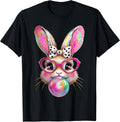 Happy Easter Bunny Coquette Bow Brushstroke Easter Girl Kids Unisex