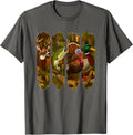 Deer Fish Turkey Duck Hunting Season Camo Hunter Passion T-Shirt