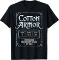 RPG Geek PC Game MMORPG Costume Roleplay Gaming Cotton Armor T-Shirt
