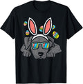 Pitbull Bunny Ears Glasses Easter Eggs Cute Dog Owner Lover Unisex