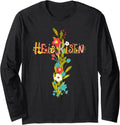 He Is Risen Easter Cross Wildflowers Christian Religious Long Sleeve Unisex