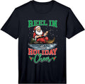 Merry Fishmas Fishing Xmas Fisherman Santa Fishing Christmas Performance T-Shirt